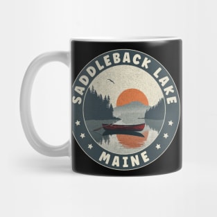 Saddleback Lake Maine Sunset Mug